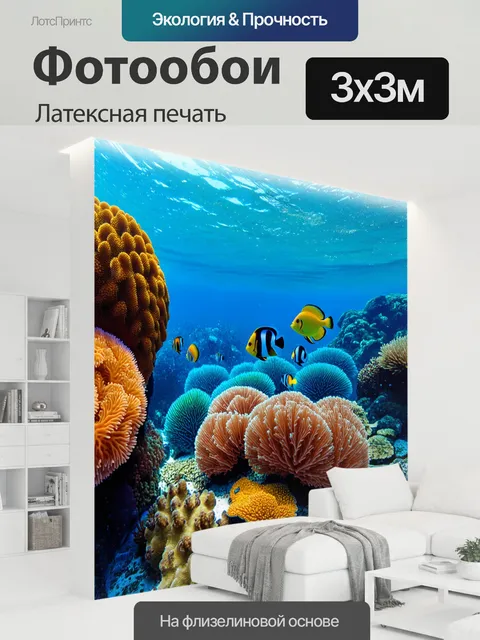 300 × 300 см · Латексная печать