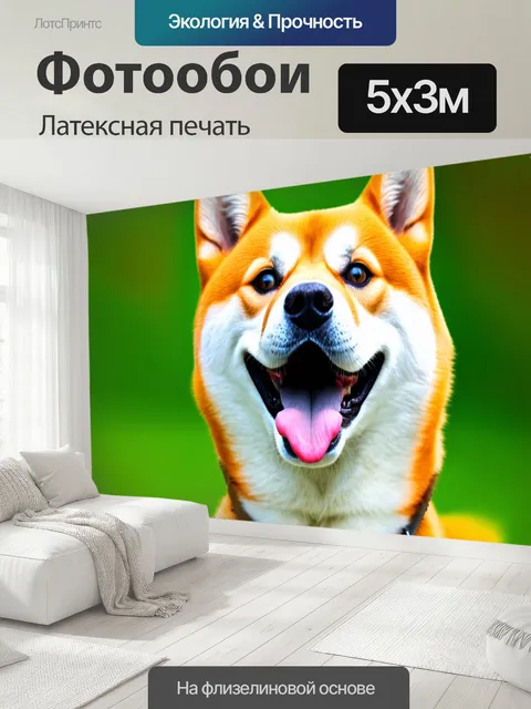 500 × 300 см · Латексная печать