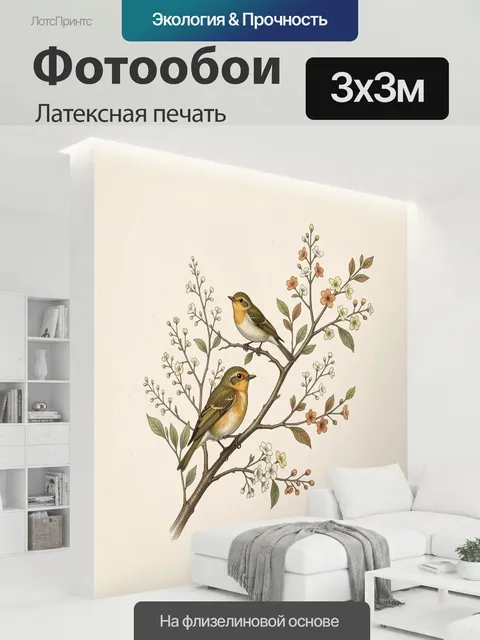 300 × 300 см · Латексная печать