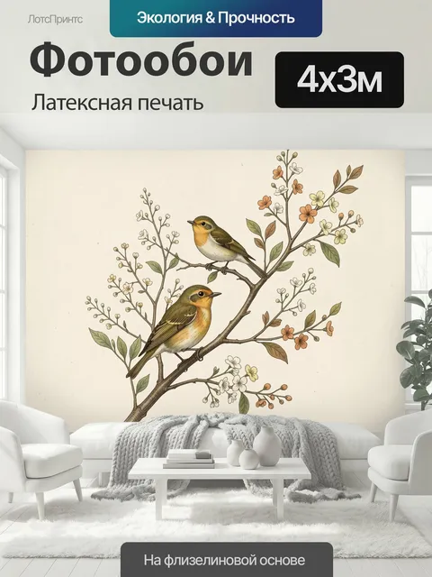 400 × 300 см · Латексная печать