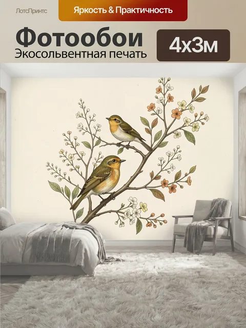 400 × 300 см · Экосольвентная печать