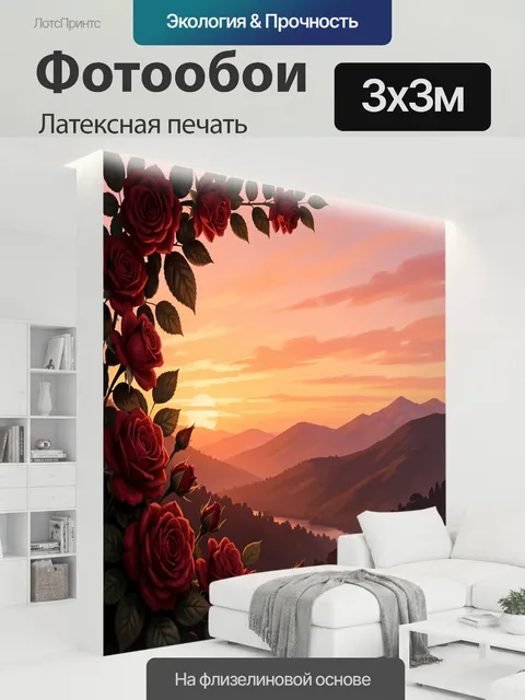 300 × 300 см · Латексная печать