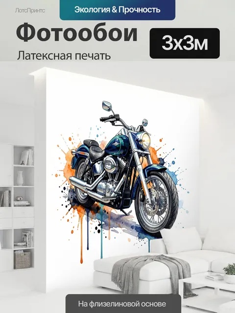 300 × 300 см · Латексная печать