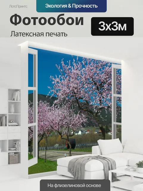 300 × 300 см · Латексная печать