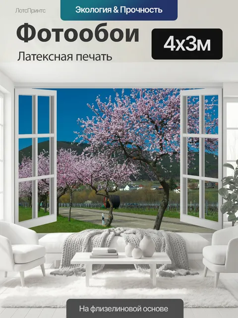 400 × 300 см · Латексная печать