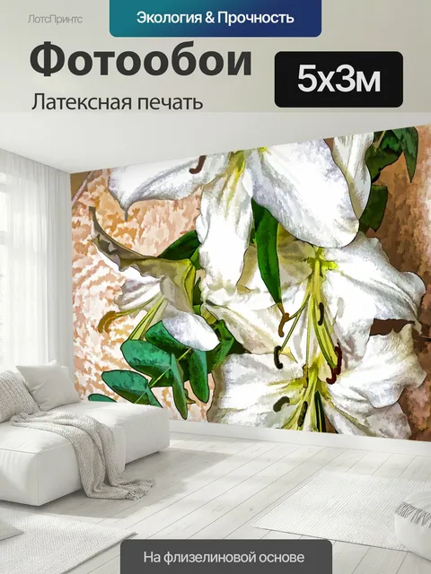 500 × 300 см · Латексная печать
