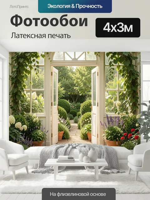 400 × 300 см · Латексная печать