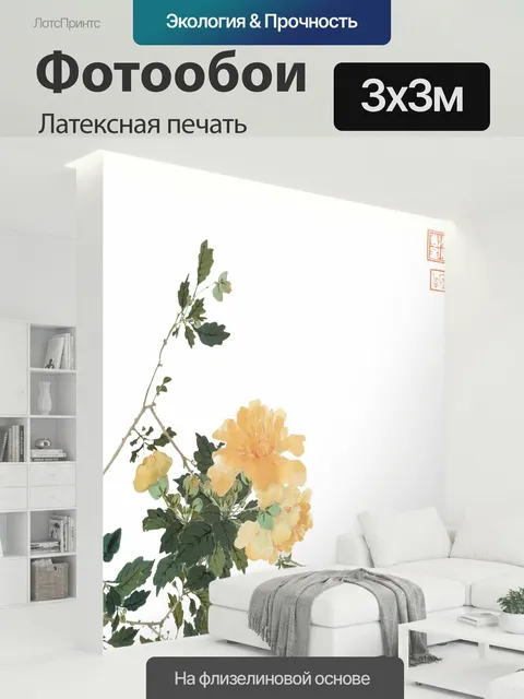 300 × 300 см · Латексная печать