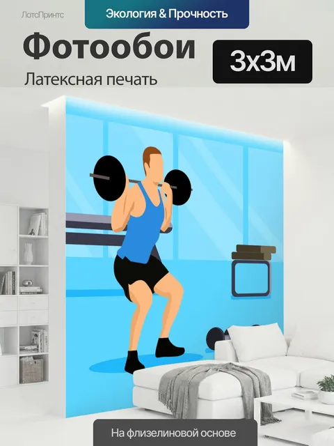 300 × 300 см · Латексная печать