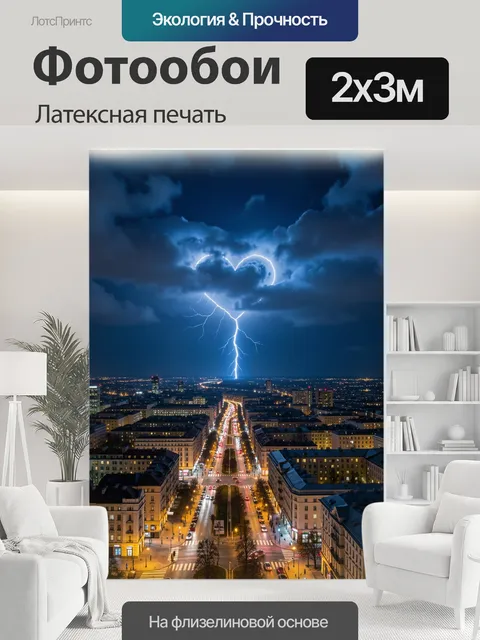 200 × 300 см · Латексная печать