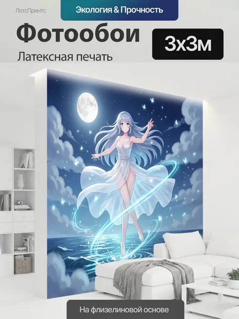 300 × 300 см · Латексная печать