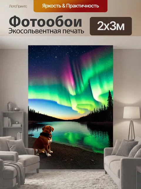 200 × 300 см · Экосольвентная печать