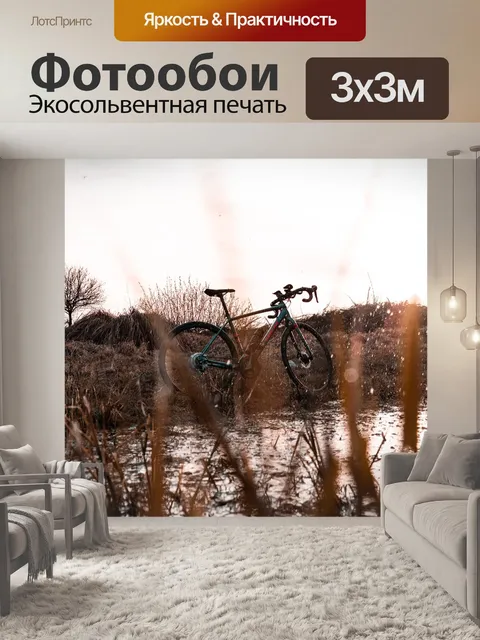 Фотообои Велосипед, поездки, тур