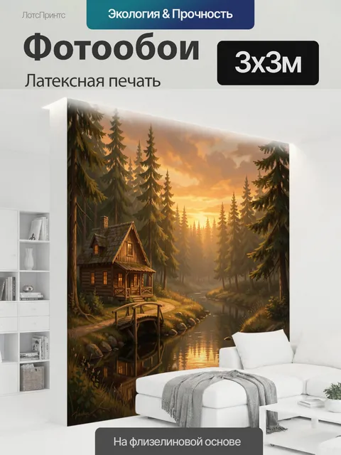 300 × 300 см · Латексная печать
