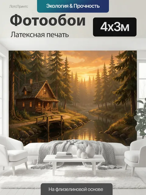 400 × 300 см · Латексная печать