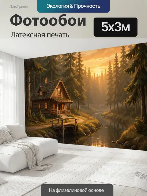 500 × 300 см · Латексная печать