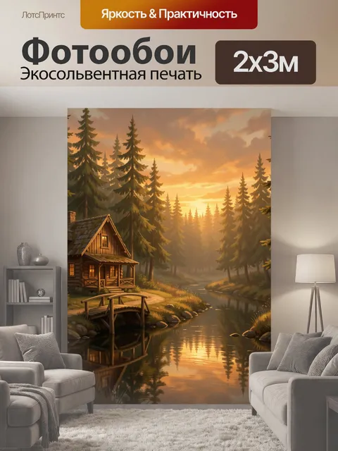 200 × 300 см · Экосольвентная печать