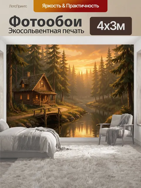 400 × 300 см · Экосольвентная печать
