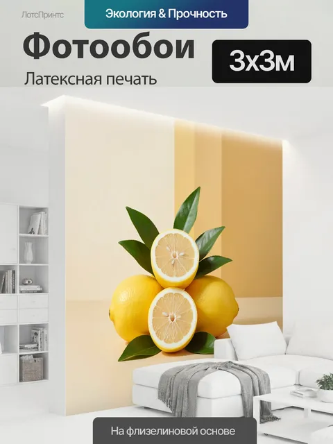 300 × 300 см · Латексная печать