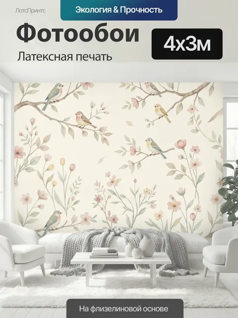 400 × 300 см · Латексная печать
