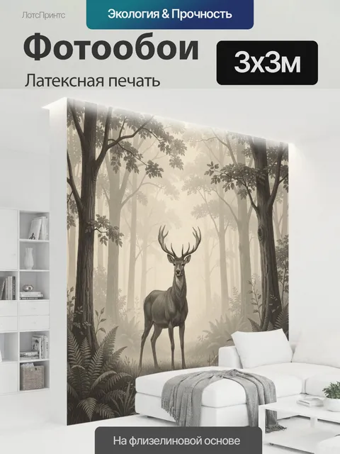 300 × 300 см · Латексная печать