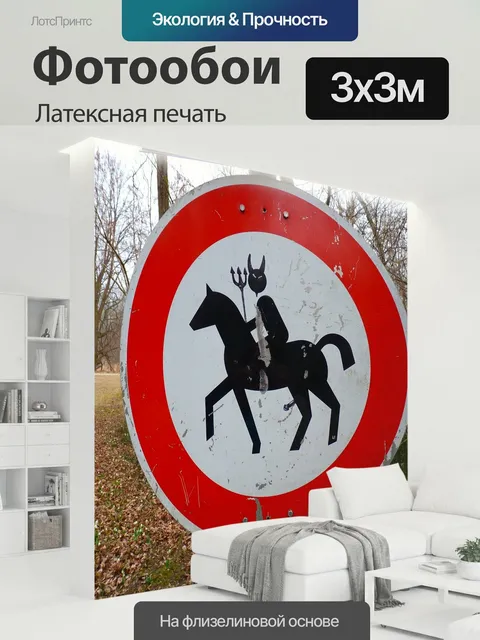 300 × 300 см · Латексная печать