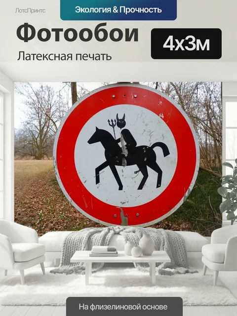 400 × 300 см · Латексная печать