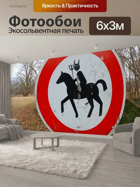 600 × 300 см · Экосольвентная печать