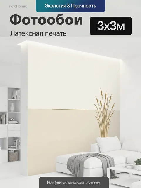 300 × 300 см · Латексная печать
