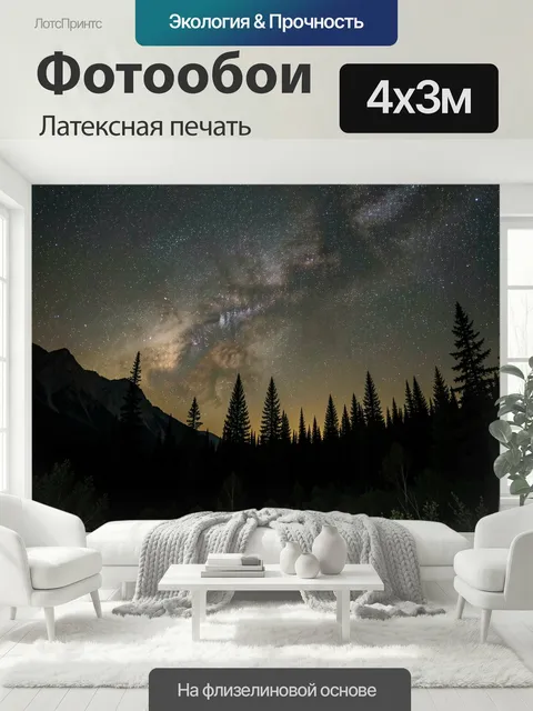 400 × 300 см · Латексная печать