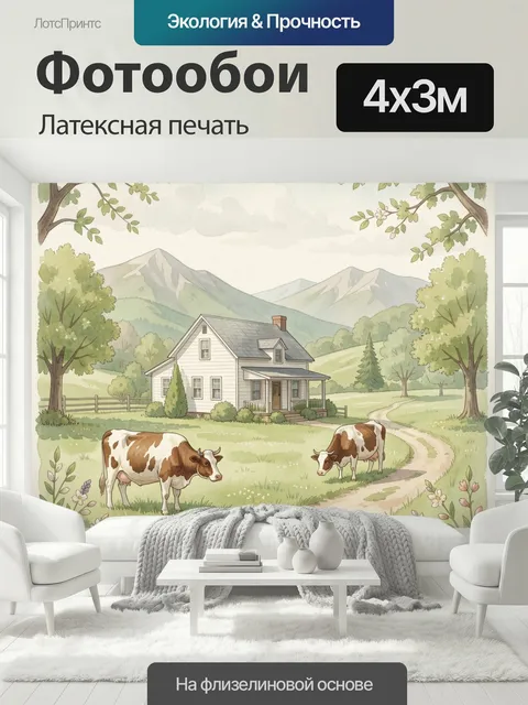 400 × 300 см · Латексная печать