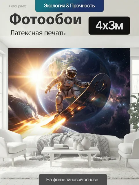 400 × 300 см · Латексная печать