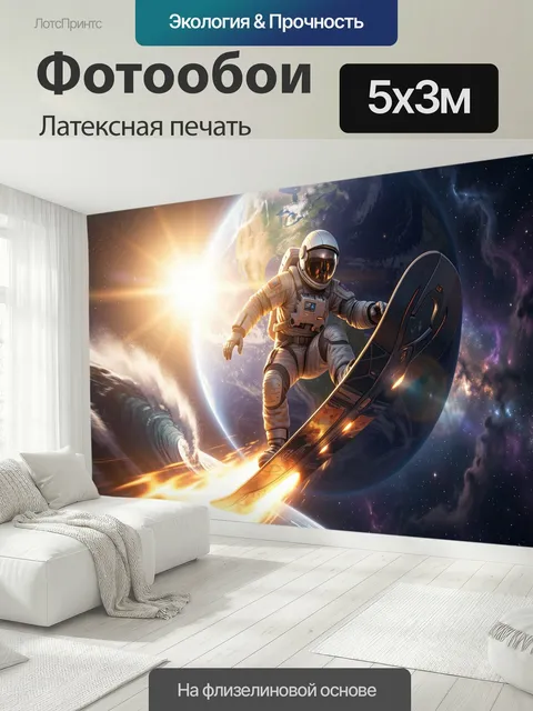 500 × 300 см · Латексная печать