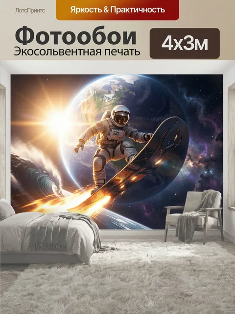 400 × 300 см · Экосольвентная печать