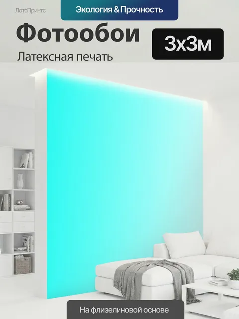 300 × 300 см · Латексная печать
