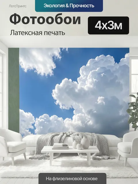 400 × 300 см · Латексная печать