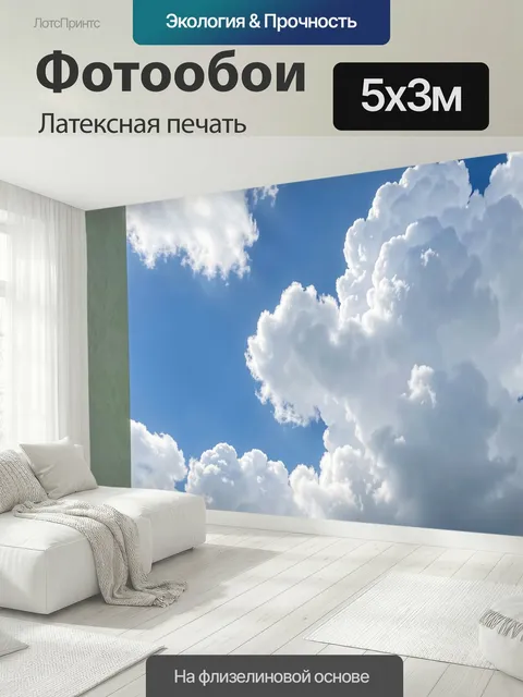 500 × 300 см · Латексная печать