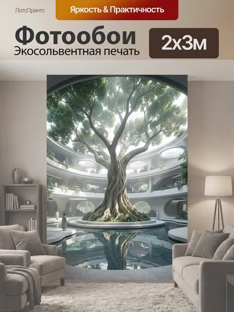 200 × 300 см · Экосольвентная печать