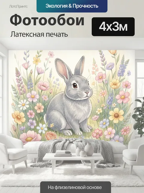 400 × 300 см · Латексная печать