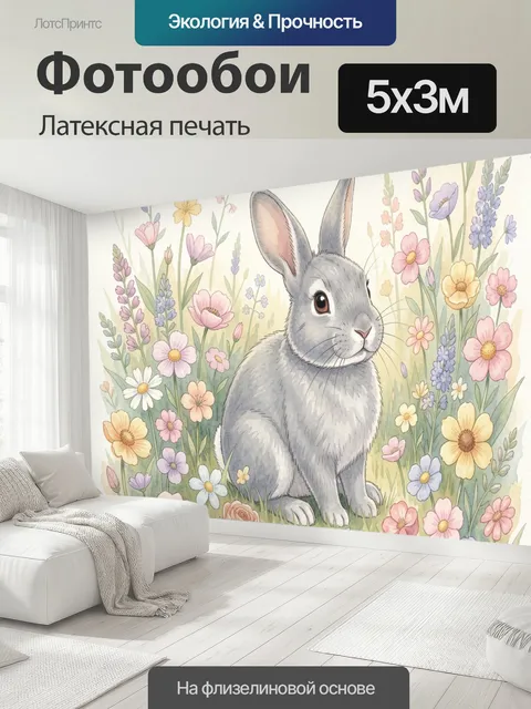 500 × 300 см · Латексная печать