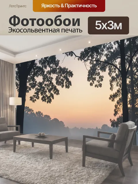 500 × 300 см · Экосольвентная печать