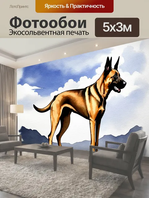500 × 300 см · Экосольвентная печать