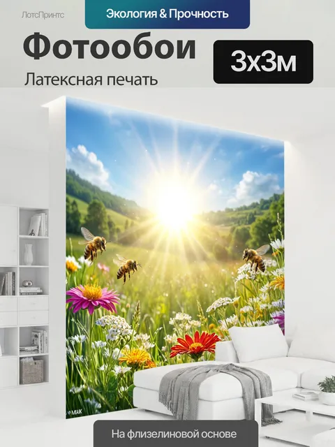 300 × 300 см · Латексная печать