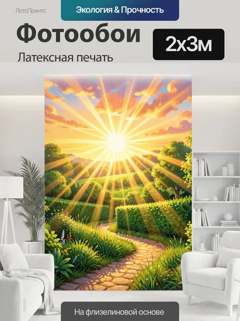 200 × 300 см · Латексная печать