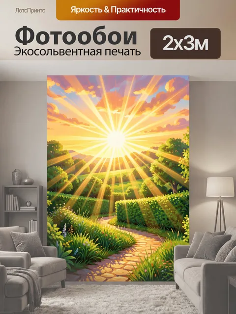 200 × 300 см · Экосольвентная печать