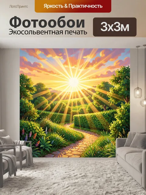 300 × 300 см · Экосольвентная печать
