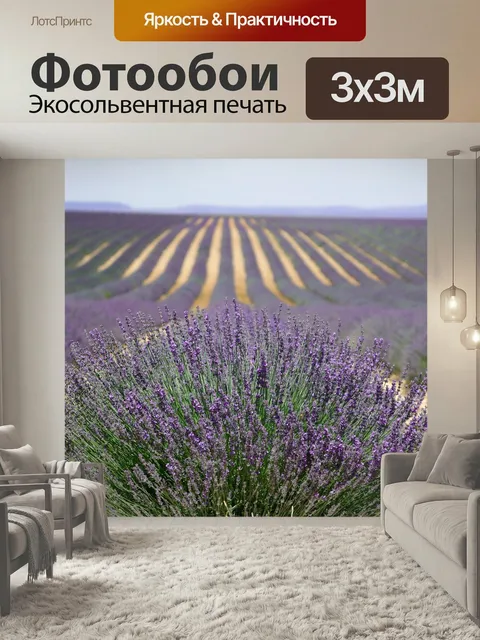 Фотообои Прованс, валенсол, лаванда