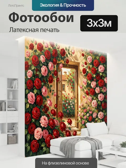 300 × 300 см · Латексная печать