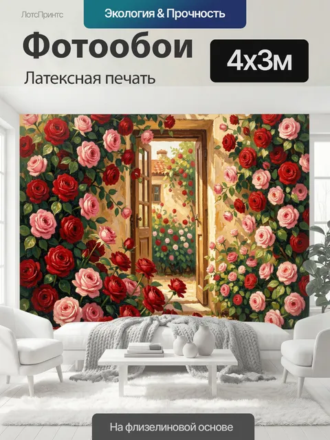 400 × 300 см · Латексная печать