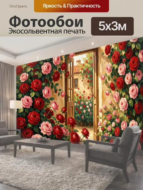 500 × 300 см · Экосольвентная печать